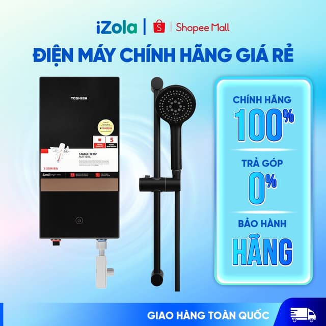 TWH-45EMC1PVN(K)-KB - Máy nước nóng trực tiếp Toshiba 4500W TWH-45EMC1PVN(K)-KB - Hàng chính hãng - Ảnh 10