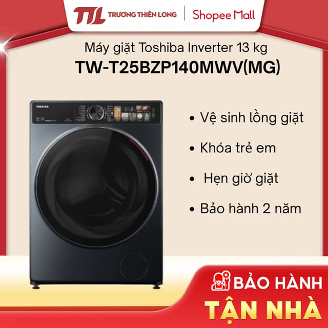 Máy Giặt Toshiba Inverter 13 Kg TW-T25BZP140MWV(MG) [FREESHIP HCM] - Ảnh 3