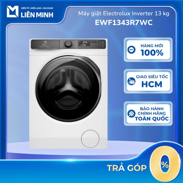 EWF1043R7WC (10 Kg) / EWF1343R7WC (13 Kg)- Máy Giặt Electrolux Ultimatecare 700 Inverter [GIÁ MÁY][SHIP 0Đ HCM] - Ảnh 1