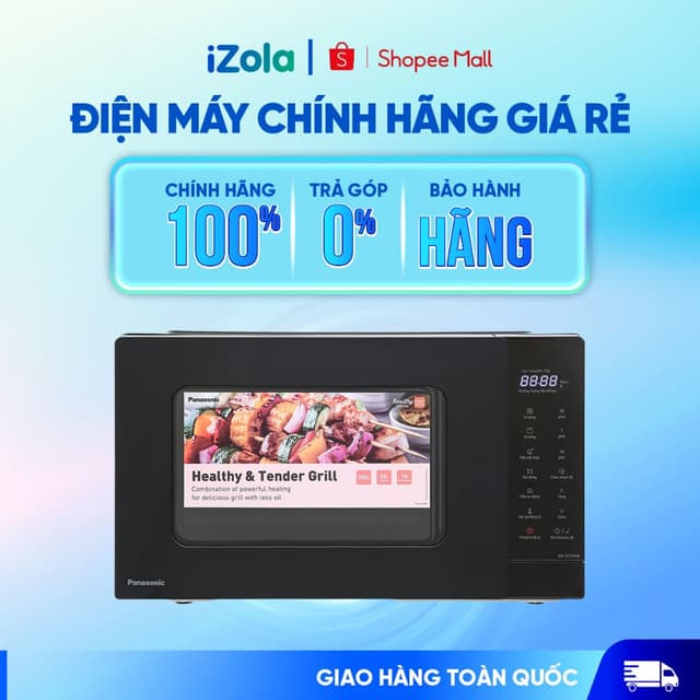 NN-GT35NBYUE - Lò vi sóng có nướng Panasonic NN-GT35NBYUE 24 lít - Hàng chính hãng - Ảnh 1