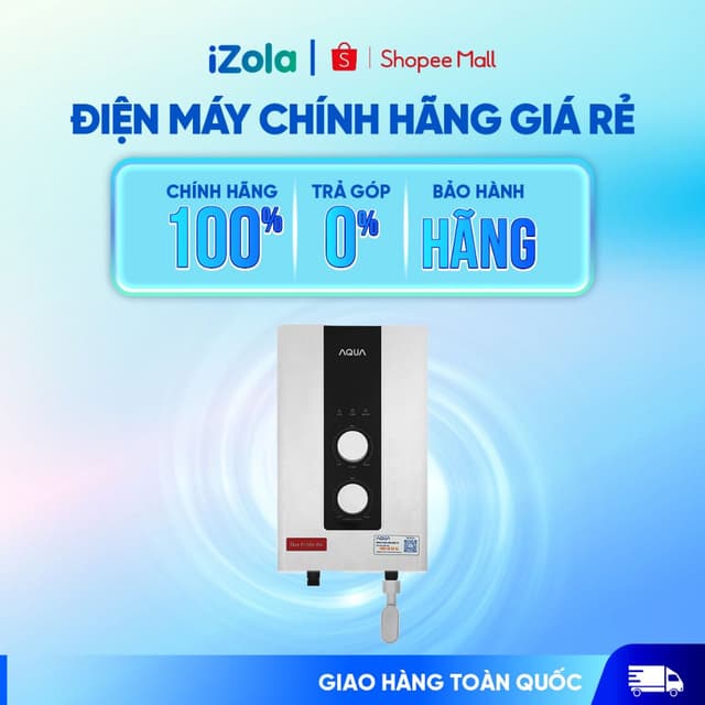 AEI45M-EP1W(VN) - Máy nước nóng trực tiếp Aqua 4500W AEI45M-EP1W(VN) - Hàng chính hãng - Ảnh 1