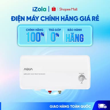 So sánh giá AES30H-SUPER - Máy nước nóng gián tiếp Aqua 30 lít 2500W AES30H-SUPER - Hàng chính hãng rẻ nhất?