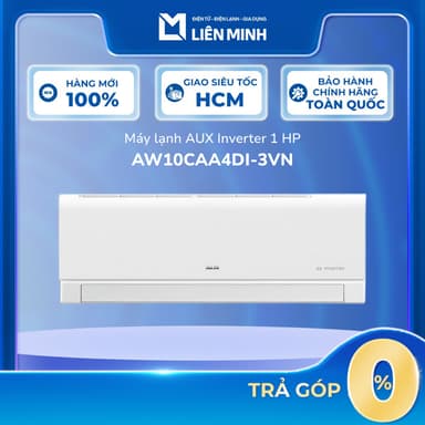 So sánh giá AW10CAA4DI-3VN - Máy Lạnh Aux Inverter 1 HP - SX Thái Lan - 365 Ngày ĐỔI MỚI [GIÁ MÁY] rẻ nhất?