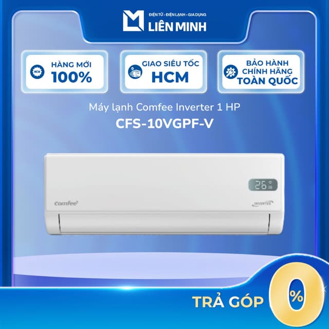 CFS-10VGPF-V - Điều Hòa Thông MInch Inverter Comfee 1 HP  [GIÁ MÁY][SHIP 0Đ HCM] - Ảnh 9