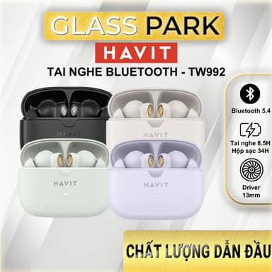 So sánh giá Tai nghe Bluetooth True Wireless Havit TW992 - Âm thanh rõ nét, thiết kế nhỏ gọn rẻ nhất?