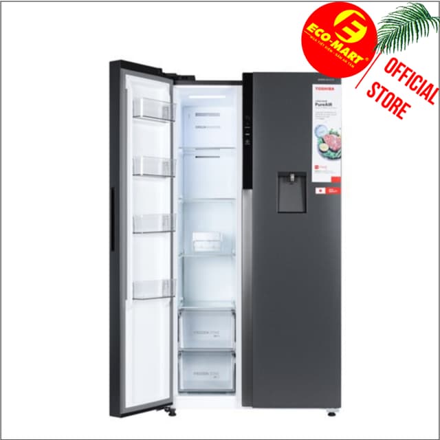 GR-RS775WI-PMV(06)-MG Tủ lạnh Toshiba Inverter 596 lít Side By Side GR-RS775WI-PMV(06)-MG - Ảnh 1