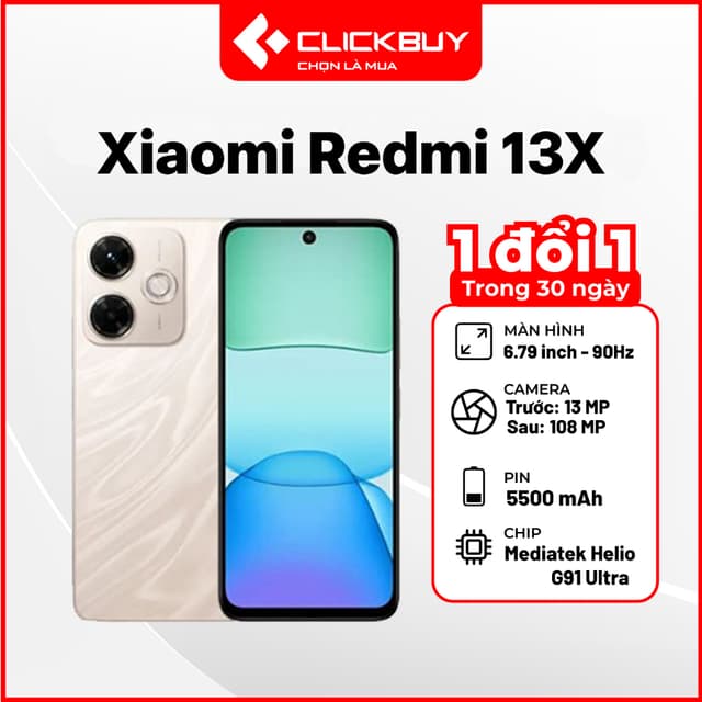 Xiaomi Redmi 13x (6GB + 128Gb | 8GB + 128GB) chính hãng - Ảnh 5