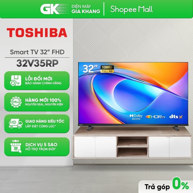 32V35RP 32 Inch | 43V35RP 43 Inch - Smart Tivi Toshiba [Toàn Quốc] - Ảnh 1