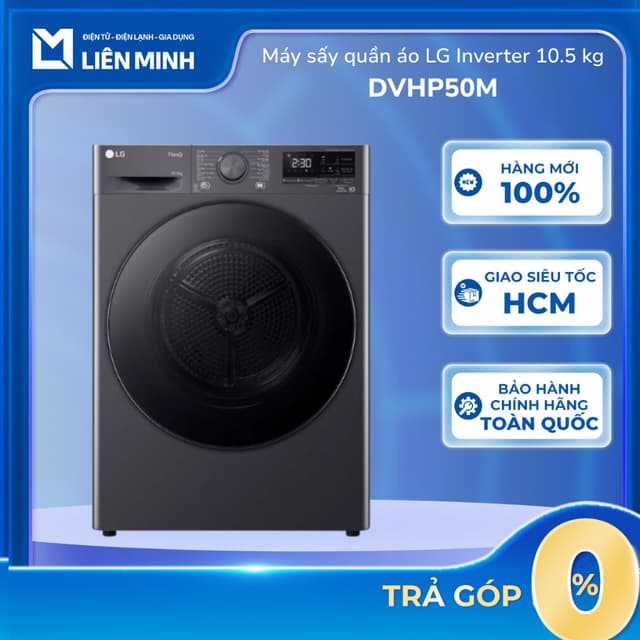 DVHP50M - Máy Sấy Bơm Nhiệt LG Inverter 10.5 Kg [Giao Toàn Quốc] - Ảnh 10