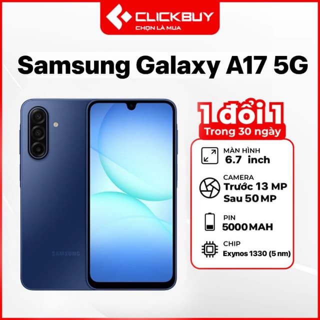 Điện Thoại Samsung Galaxy A17 (5G) 8GB 128GB Chính hãng - Ảnh 12