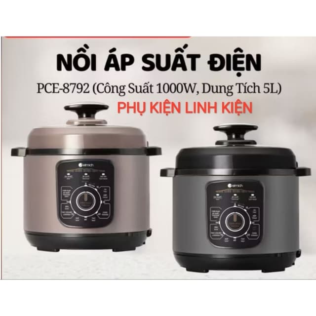 Linh kiện nồi áp suất điện Elmich 5 lít PCE-8792 - PHỤ KIỆN - Ảnh 11