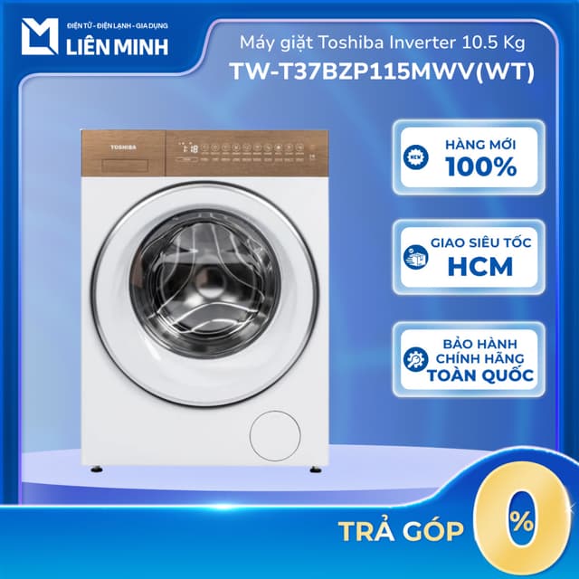 TW-T37BZP115MWV(WT) - Máy Giặt Toshiba Inverter 10.5 Kg TW-T37BZP115MWV(WT) - Bảo Hành Chính Hãng - Ảnh 12