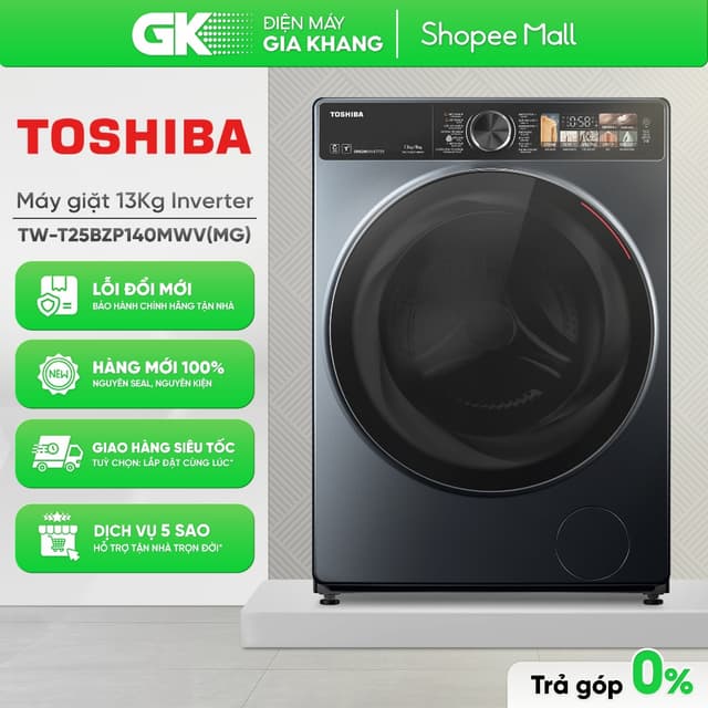 Máy Giặt Toshiba Inverter 13 Kg TW-T25BZP140MWV(MG) [Freeship HCM] - Ảnh 2