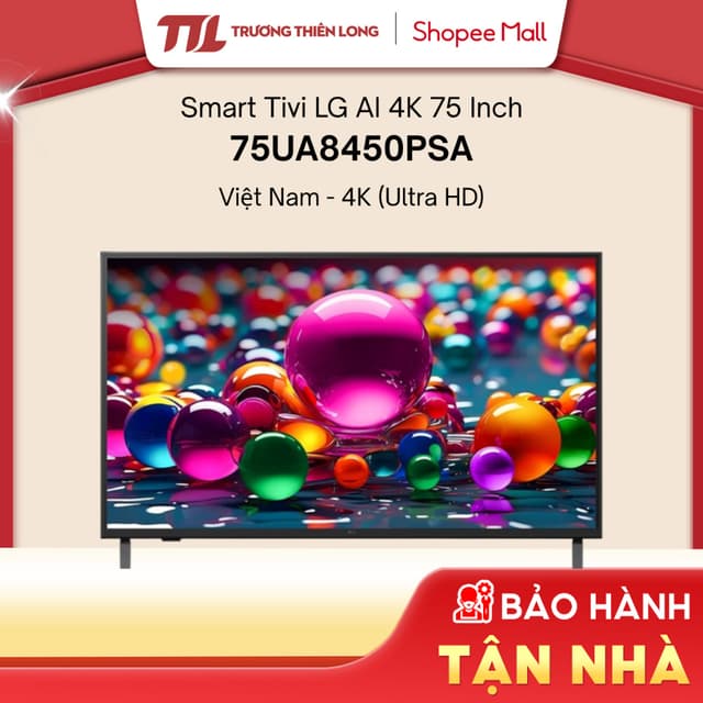 75UA8450PSA - Smart TV LG 75 Inch UHD AI UA8450 4K 2025 75UA8450PSA [FREESHIP HCM] - Ảnh 2