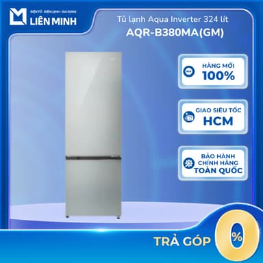 So sánh giá AQR-B350MA(GM) / AQR-B380MA(GM) / AQR-B360MA(SLB) - Tủ Lạnh Aqua Inverter  292 Lít / 324L rẻ nhất?
