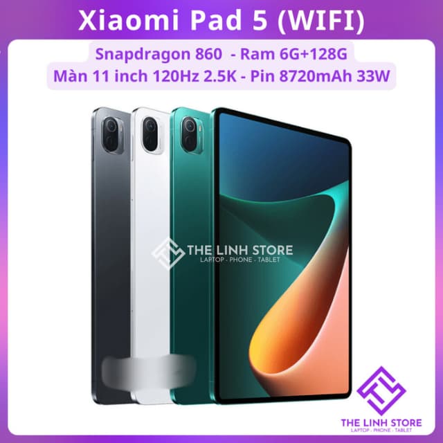 Máy tính bảng Xiaomi Pad 5 màn 11 inch 120Hz 2.5K - Snapdragon 860 - Ảnh 9