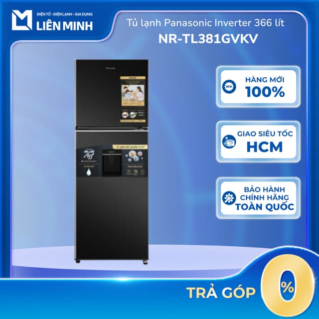 NR-TL351GVKV / NR-TL381GVKV - Tủ Lạnh Panasonic Inverter 326 Lít / 366 Lít - Bảo Hành Chính Hãng - Ảnh 9