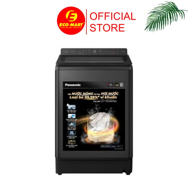 Máy giặt Panasonic NA-FD125V4BV Inverter 12.5 kg có lắp đặt - Ảnh 8