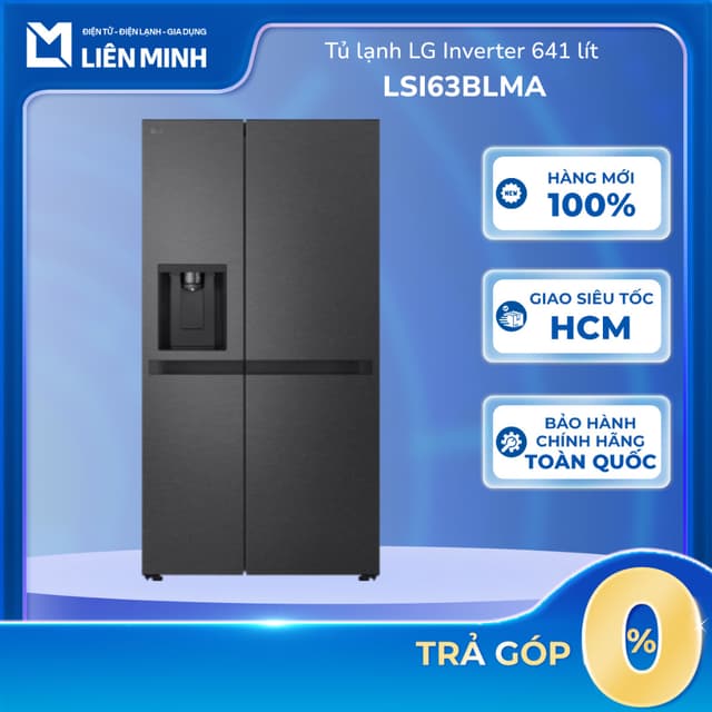 LSI63BLMA - Tủ Lạnh LG Inverter 641 Lít Side By Side - Bảo Hành Chính Hãng - Ảnh 8