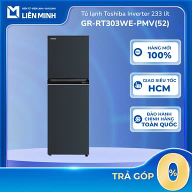 So sánh giá GR-RT303WE-PMV(52) - Tủ Lạnh TOSHIBA Inverter 233 Lít RT303WE - Bảo Hành Chính Hãng rẻ nhất?