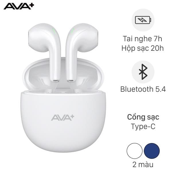 Tai nghe Bluetooth True Wireless AVA+ FreeGo PT62 Hàng Chính Hãng Mới 100% - Ảnh 4