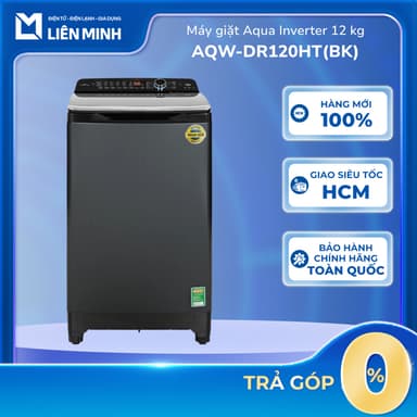 So sánh giá AQW-DR120HT(BK) / AQW-DR100JT(BK) - Máy Giặt Aqua Inverter 12 Kg / 10 Kg [GIÁ MÁY] rẻ nhất?