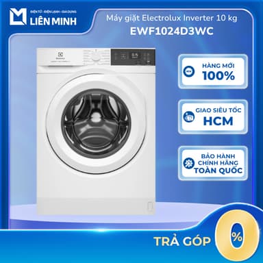So sánh giá EWF1024D3WC - Máy Giặt Lồng Ngang Electrolux Inverter 10 Kg EWF1024D3WC - UltimateCare 300 - Trắng [SHIP 0Đ HCM] rẻ nhất?