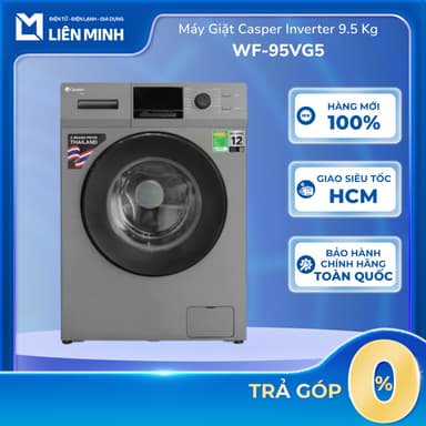 So sánh giá WF-95VG5 / WF-105VG5 - Máy Giặt Lồng Ngang Casper Inverter 9.5 Kg - 95VG5 [GIÁ MÁY][SHIP 0Đ HCM] rẻ nhất?
