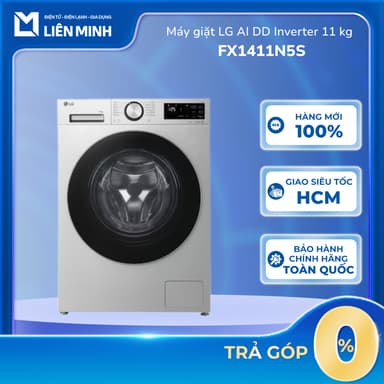 So sánh giá Máy Giặt LG AI DD Inverter 11 Kg FX1411N5S [SHIP 0Đ HCM] rẻ nhất?