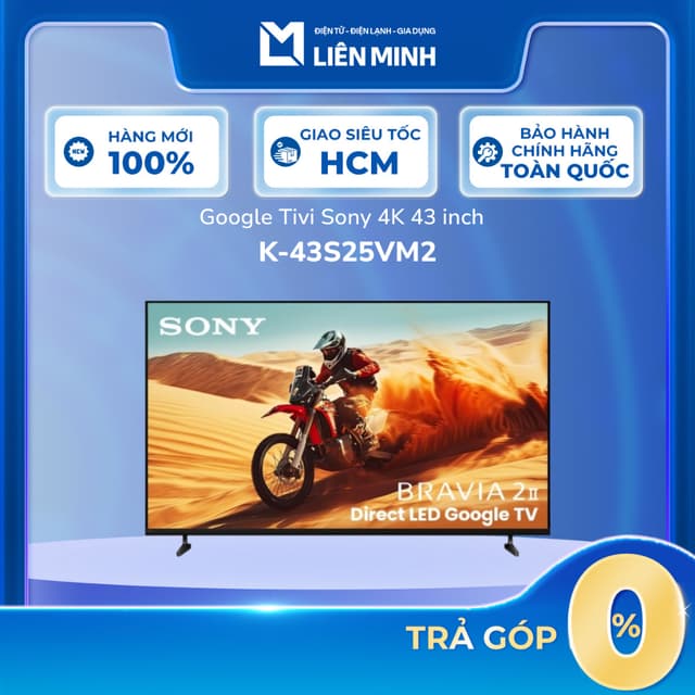 K-43S25VM2 - Google Tivi Sony 4K 43 inch K-43S25VM2 - Bảo Hành Chính Hãng [GIÁ MÁY] - Ảnh 4