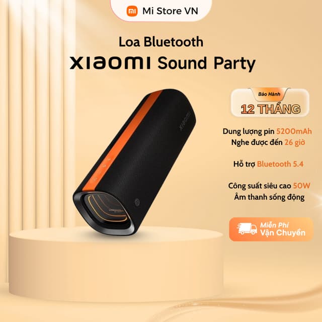 Loa Bluetooth Xiaomi Sound Party Công Suất 50W - Pin 5200 mAh - Bảo Hành 12 Tháng Chính Hãng - Ảnh 7
