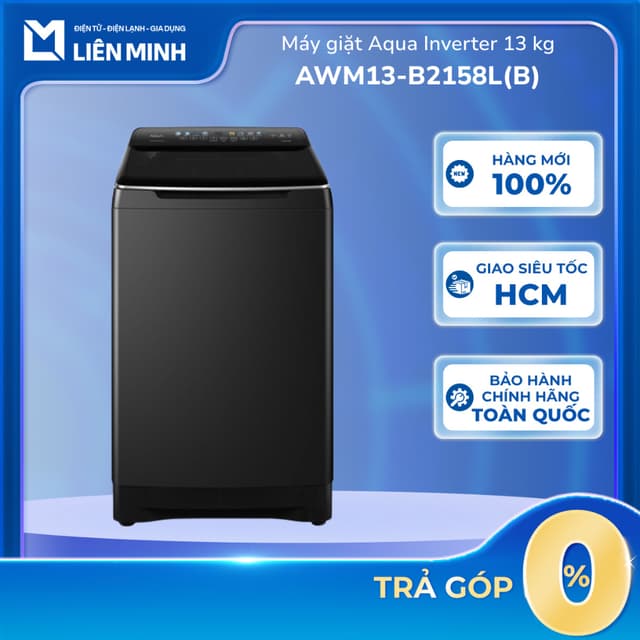 Máy Giặt Aqua Inverter 13 Kg AWM13-B2158L(B) [SHIP 0Đ HCM] - Ảnh 3