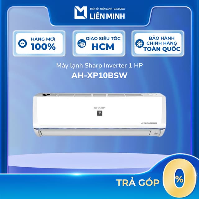 AH-XP10BSW 1 HP | AH-XP13BSW 1.5 HP | AH-XP18BSW 2 HP - Máy Lạnh Sharp Inverter [SHIP 0Đ HCM] - Ảnh 4