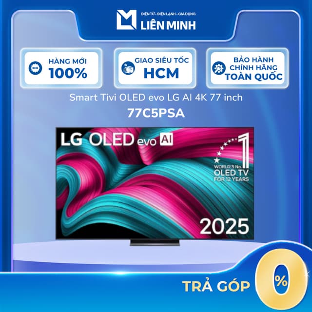 77C5PSA - Smart Tivi OLED LG Evo AI 4K 77 Inch OLED77C5PSA - Bảo Hành Chính Hãng - Ảnh 8