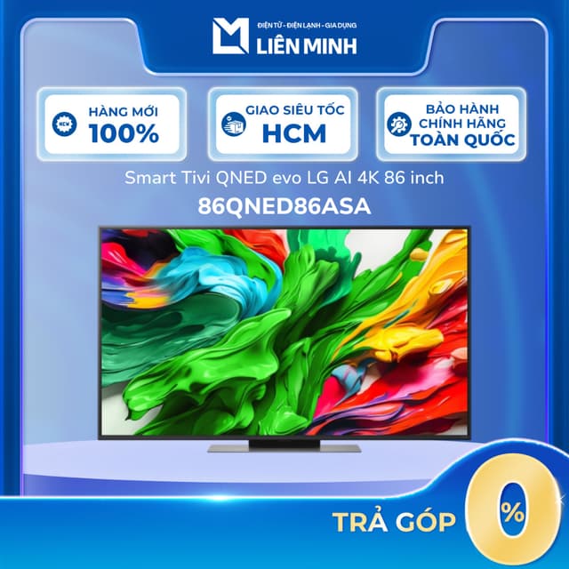 86QNED86ASA 86 Inch | 75QNED86ASA 75 Inch  Smart Tivi LG QNED Evo AI Mini LED 4K [SHIP 0Đ HCM] - Ảnh 2
