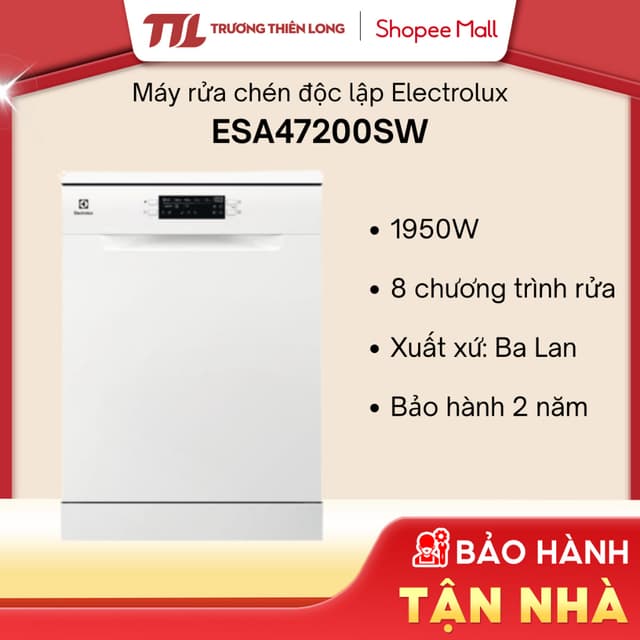 ESA47200SW - Máy Rửa Chén Độc Lập Electrolux [TOÀN QUỐC] - Ảnh 7