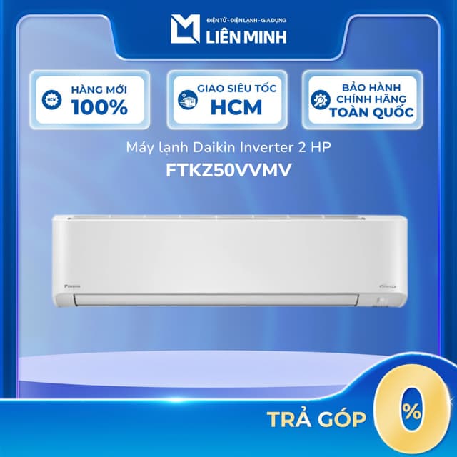 FTKZ50VVMV - Máy Lạnh Daikin Inverter 2 HP - Bảo Hành Chính Hãng [Giao Toàn Quốc] - Ảnh 6
