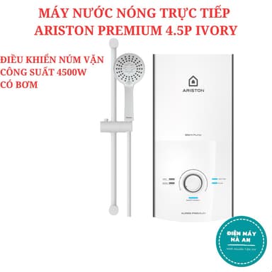 So sánh giá Máy nước nóng trực tiếp Ariston AURES PREMIUM 4.5P IVORY 4500W CÓ BƠM - Hàng chính hãng - Bảo hành 24 tháng rẻ nhất?