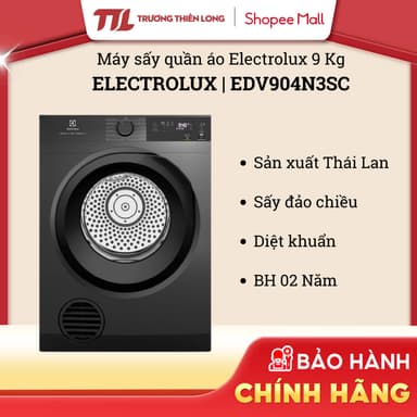 So sánh giá EDV904N3SC - Máy Sấy Thông Hơi Electrolux 9 Kg UltimateCare 300 - Xám đen Onyx [TOÀN QUỐC] rẻ nhất?