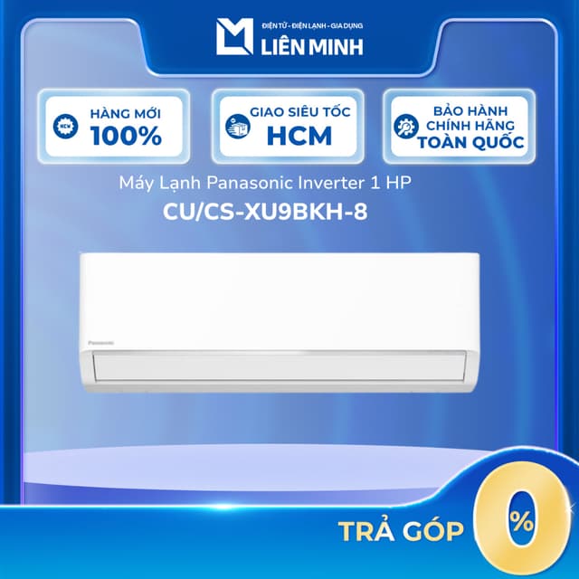 [Shopee - Lắp đặt 0Đ HN HCM]  CU/CS-XU9BKH-8 - Máy Lạnh Panasonic Inverter 1 HP CU/CS-XU9BKH-8 - Ảnh 7