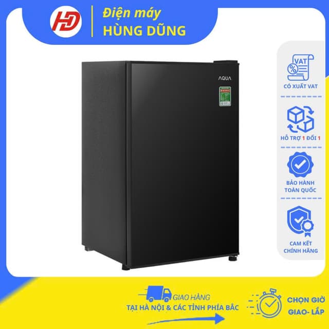 [ SHIP HOẢ TỐC 2H TẠI HÀ NỘI ] Tủ lạnh Mini Aqua 90 lít AQR-D99FA(BS) /AQR-D100FA(BS) ĐEN, tiết kiệm điện - Ảnh 7