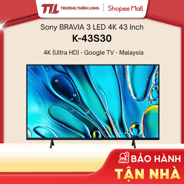 [Shopee - Lắp đặt 0Đ HN HCM] - K-43S30 - Google Tivi Sony 4K 43 Inch K-43S30 - Ảnh 11