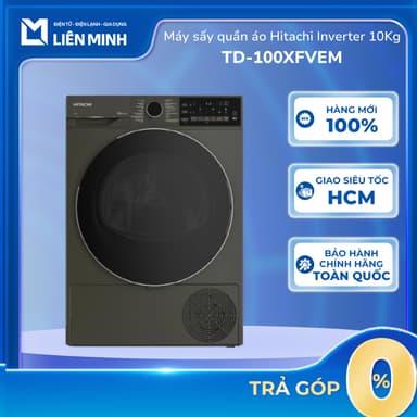 So sánh giá [Shopee - Lắp đặt 0Đ HN HCM]  TD-100XFVEM - Máy Sấy Bơm Nhiệt Hitachi TD-100XFVEM 10 kg rẻ nhất?