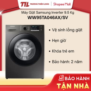 So sánh giá [Shopee - Lắp đặt 0Đ HN HCM] WW95TA046AX/SV - Máy Giặt Samsung Inverter 9.5 Kg rẻ nhất?