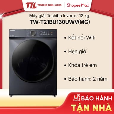 So sánh giá [Shopee - Lắp đặt 0Đ HN HCM] TW-T21BU130UWV(MG) / TW-T21BU140UWV(MG) - Máy Giặt Toshiba Inverter 12 / 13 Kg rẻ nhất?
