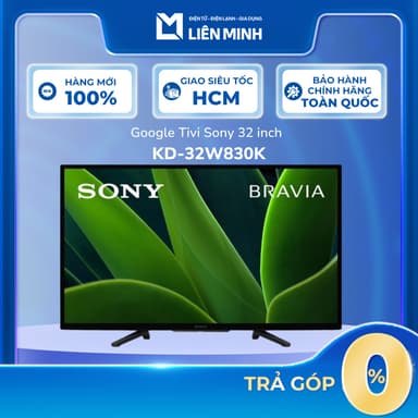 So sánh giá [Shopee - Lắp đặt 0Đ HN HCM]  KD-32W830K - Google Tivi Sony 32 inch KD-32W830K rẻ nhất?