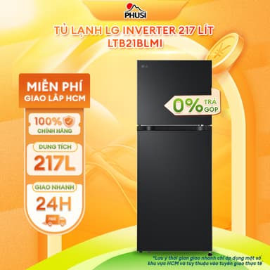 So sánh giá [ LTB21BLMI ] Tủ lạnh LG Inverter 217 lít LTB21BLMI rẻ nhất?