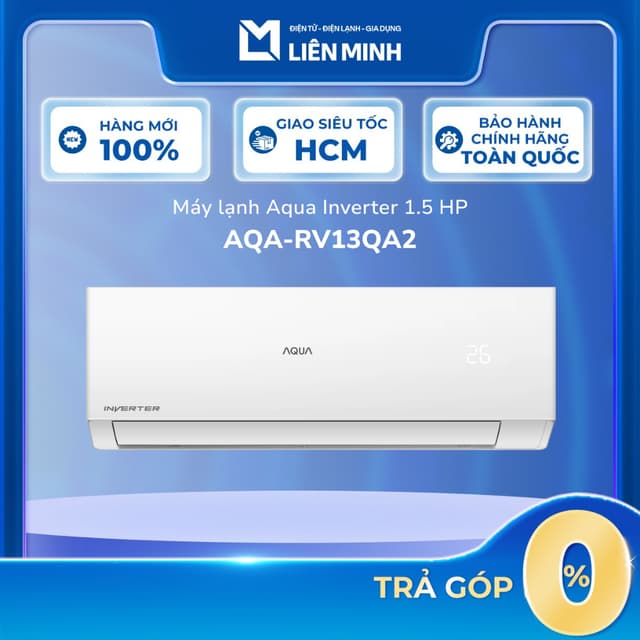 [Shopee - Lắp đặt 0Đ HN HCM] AQA-RV18QE | AQA-RV13QA2 - Máy lạnh AQUA Inverter 1.5HP / 2 HP - Ảnh 2