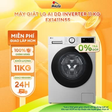 So sánh giá FX1411N5S [GIAO LẮP MIỄN PHÍ HCM] Máy Giặt LG AI DD Inverter 11 Kg - CHÍNH HÃNG, BH 2 NĂM rẻ nhất?
