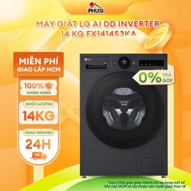 So sánh giá FX1414S3KA [GIAO LẮP MIỄN PHÍ HCM] Máy Giặt LG AI DD Inverter 14 Kg - CHÍNH HÃNG, BH 2 NĂM rẻ nhất?